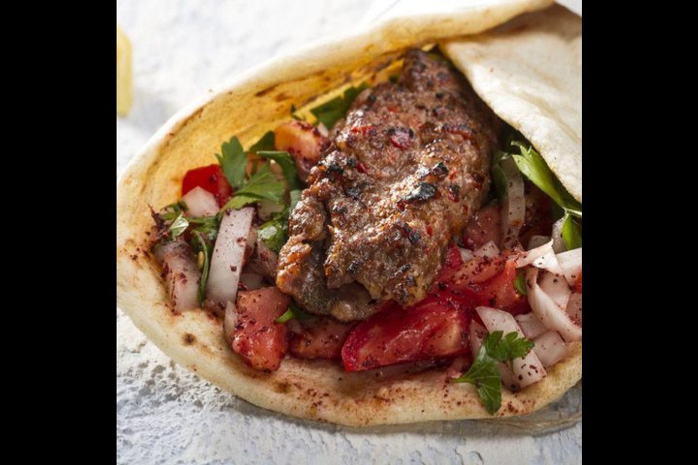 Meat Kebab Sandwich