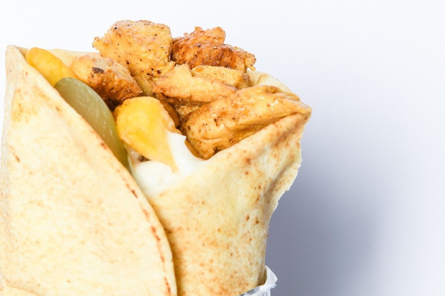 Chicken Shawarma With Cheese