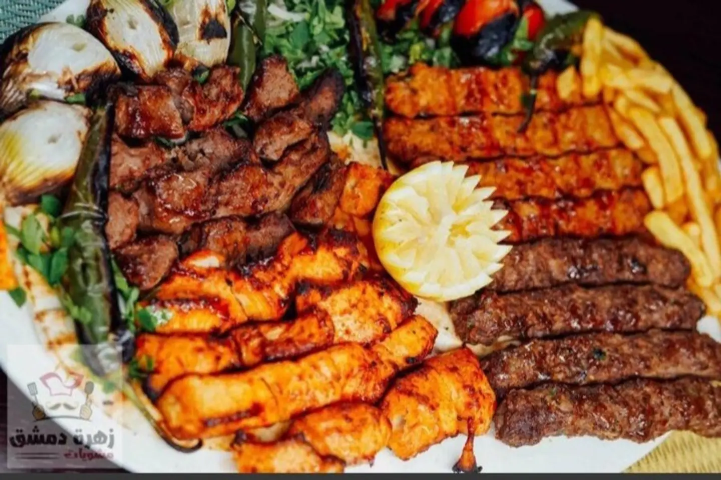 مشكل دجاج عشرة سيخ