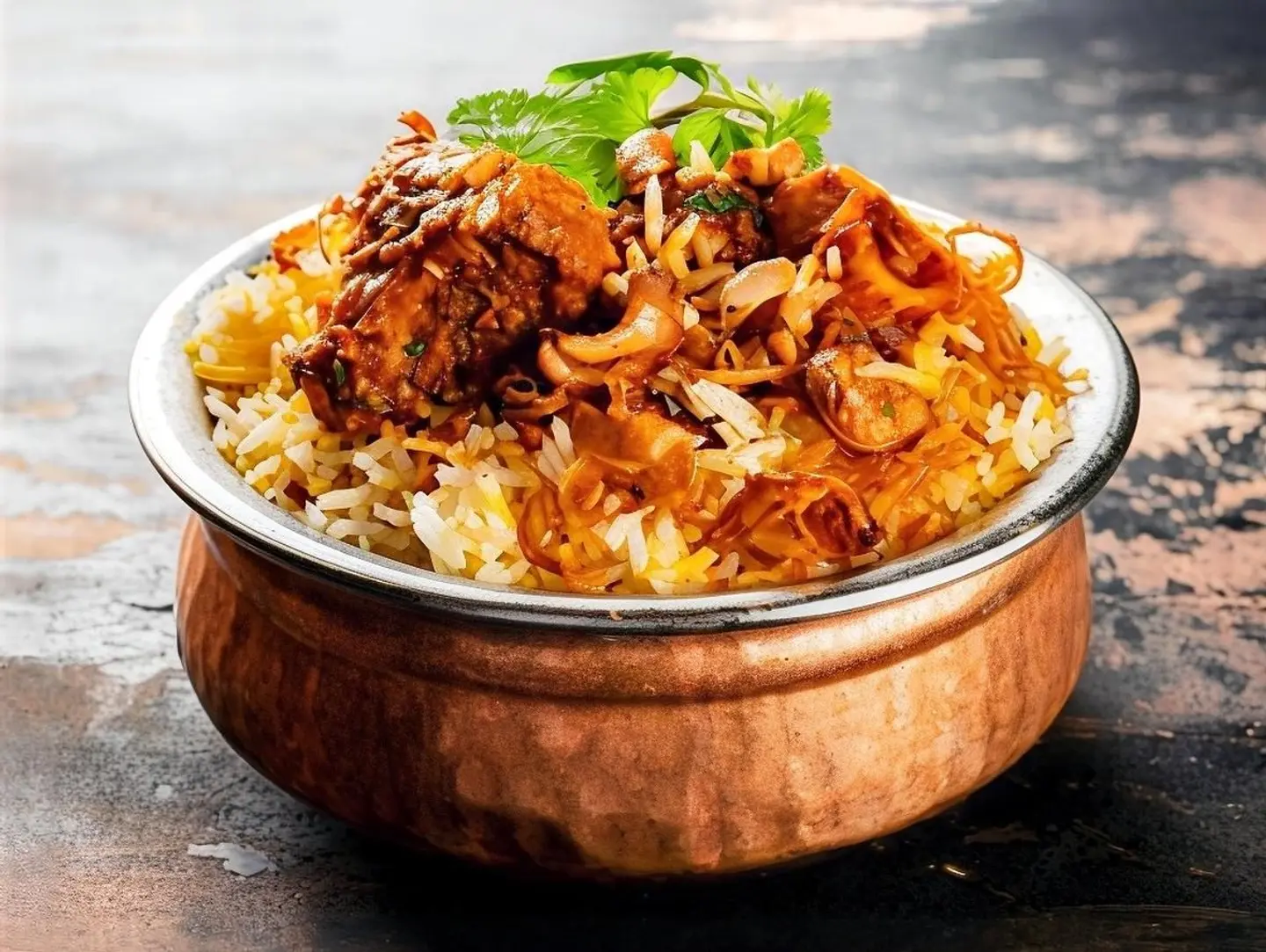 هيدراباد برياني لحم