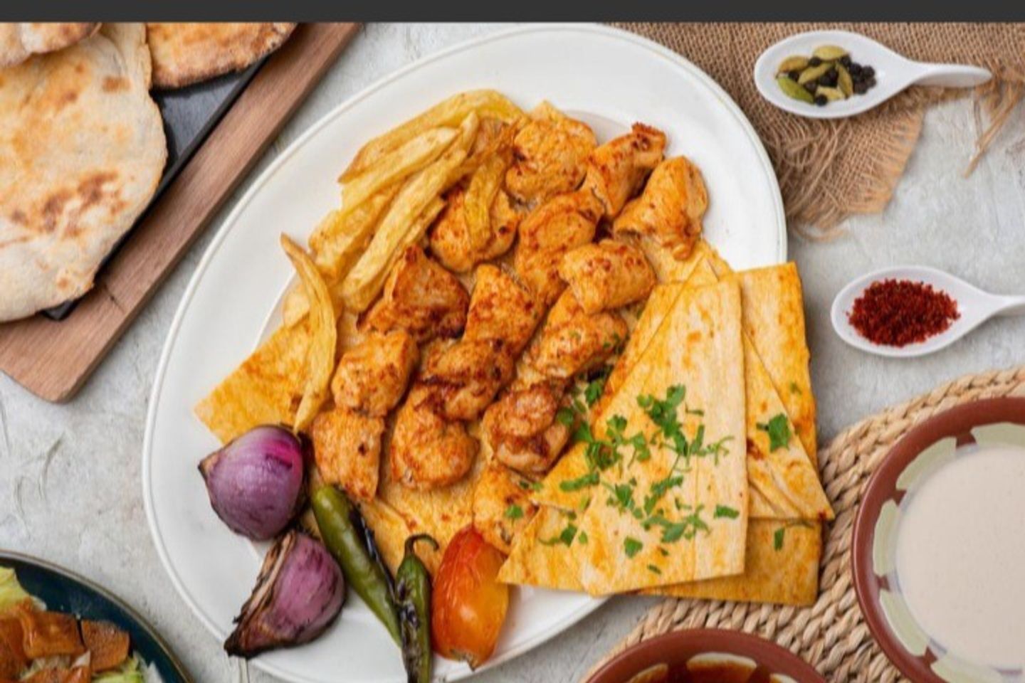 وجبة كباب لحم