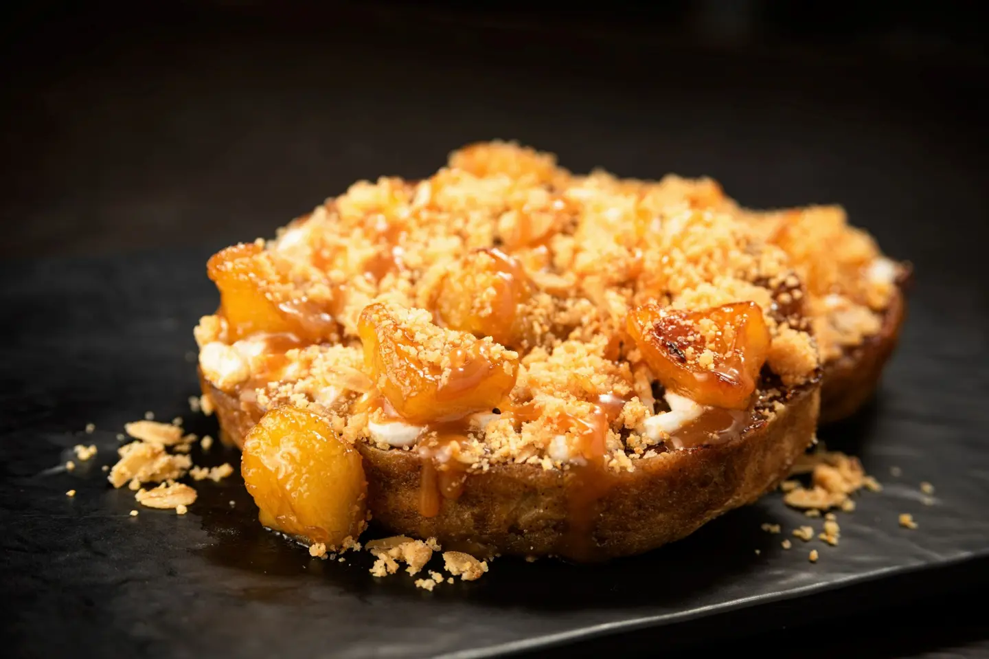 Toffe Crumble French Toast