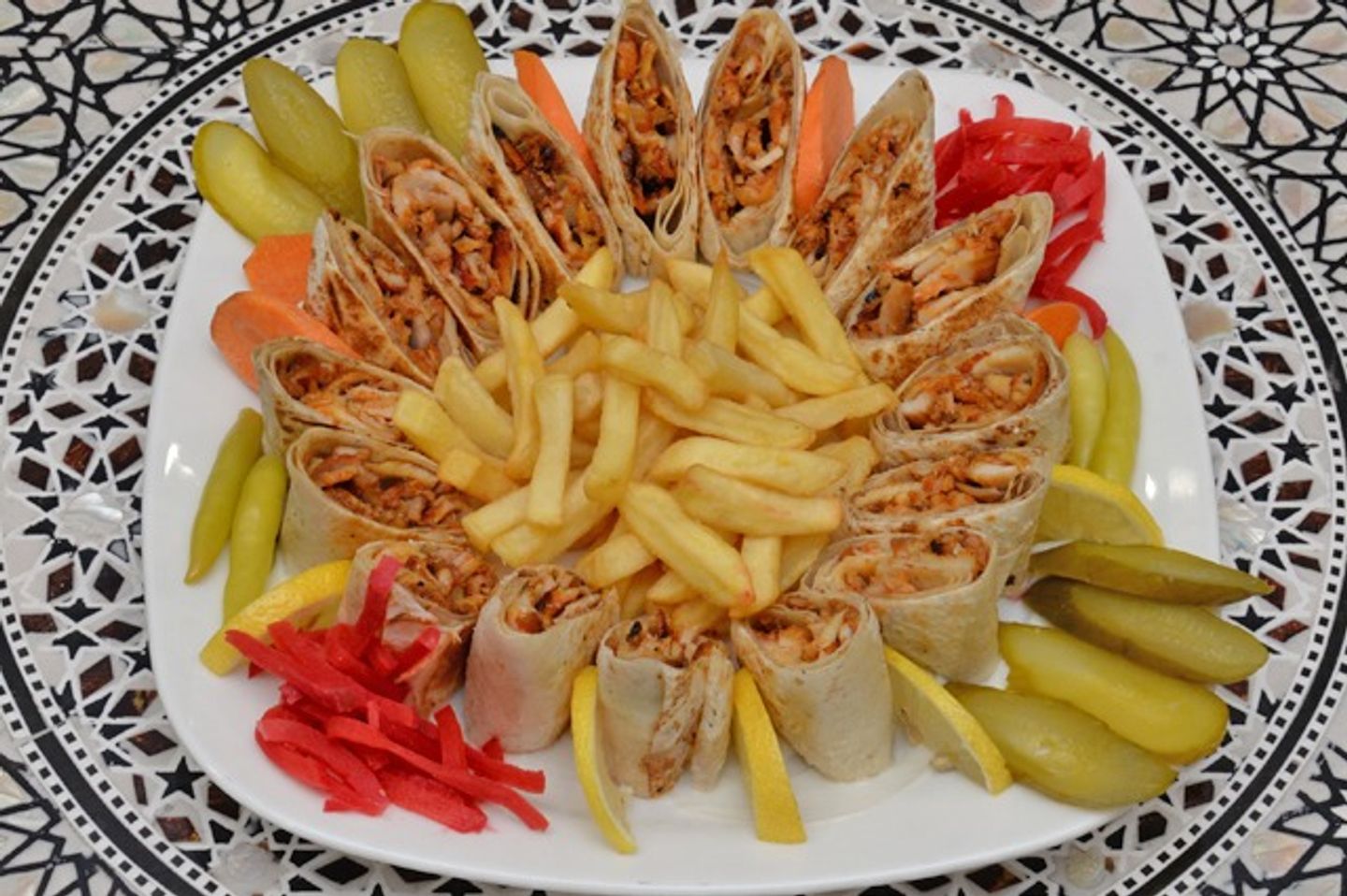 شاورما دجاج عربي دبل