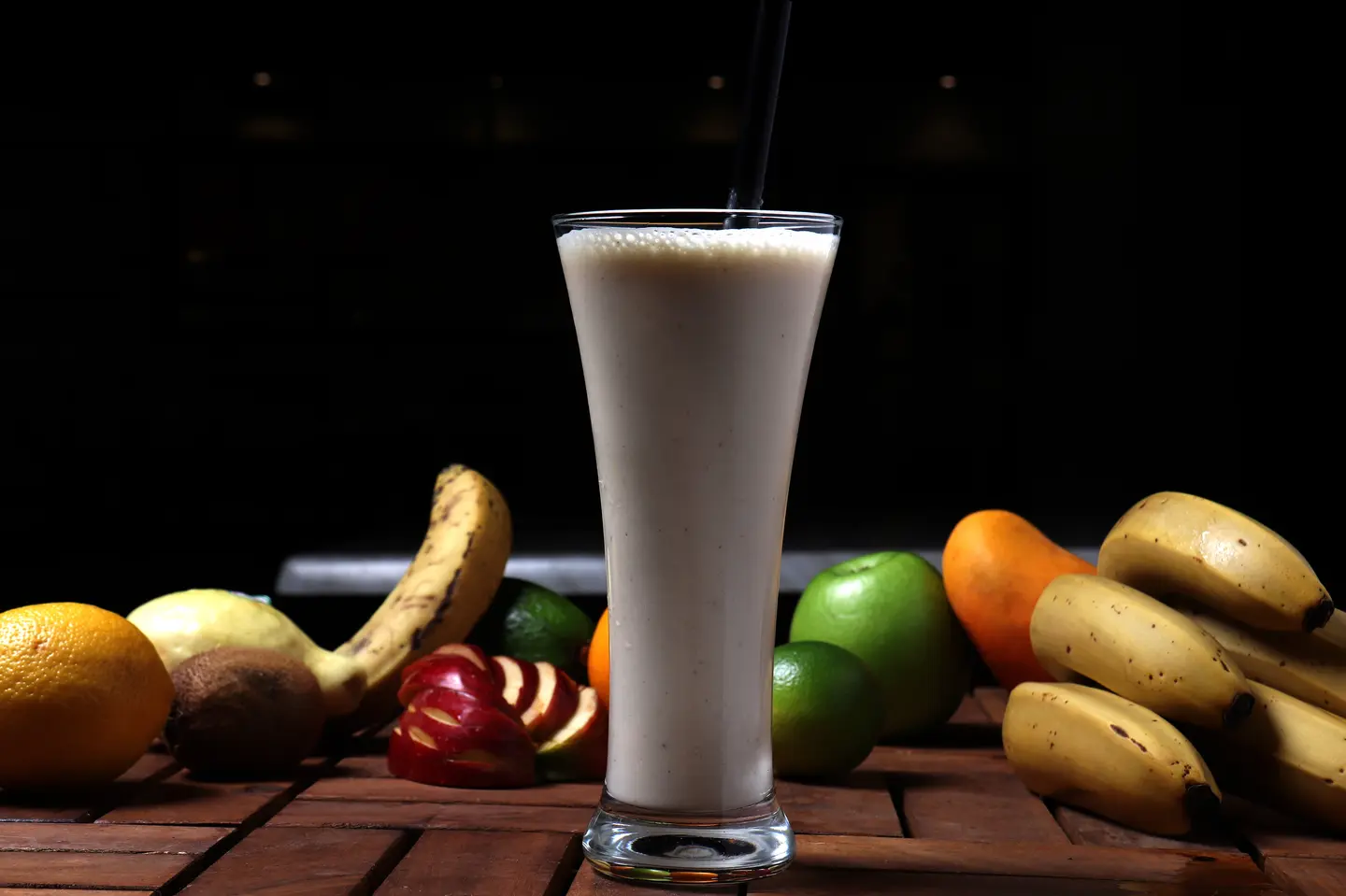 Banana With Milk Juice