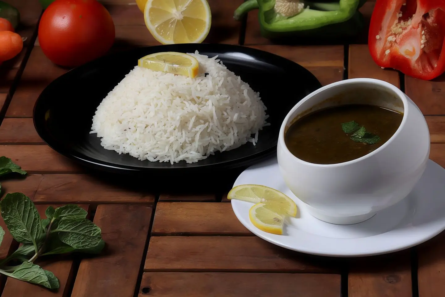 Tamana And Sabzi With Meat