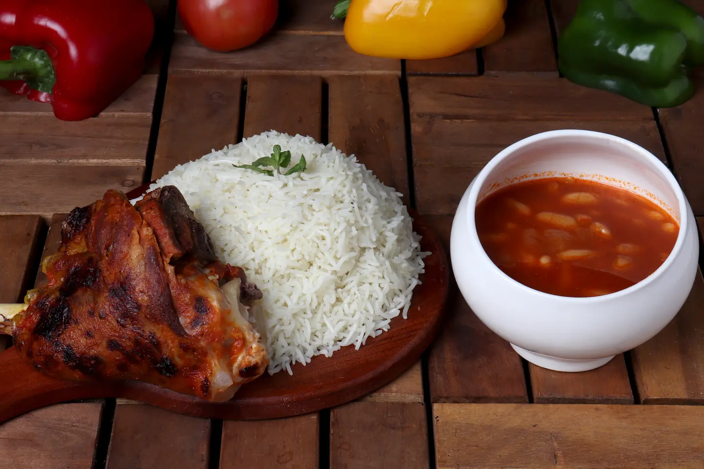 Tamana And Beans With Meat
