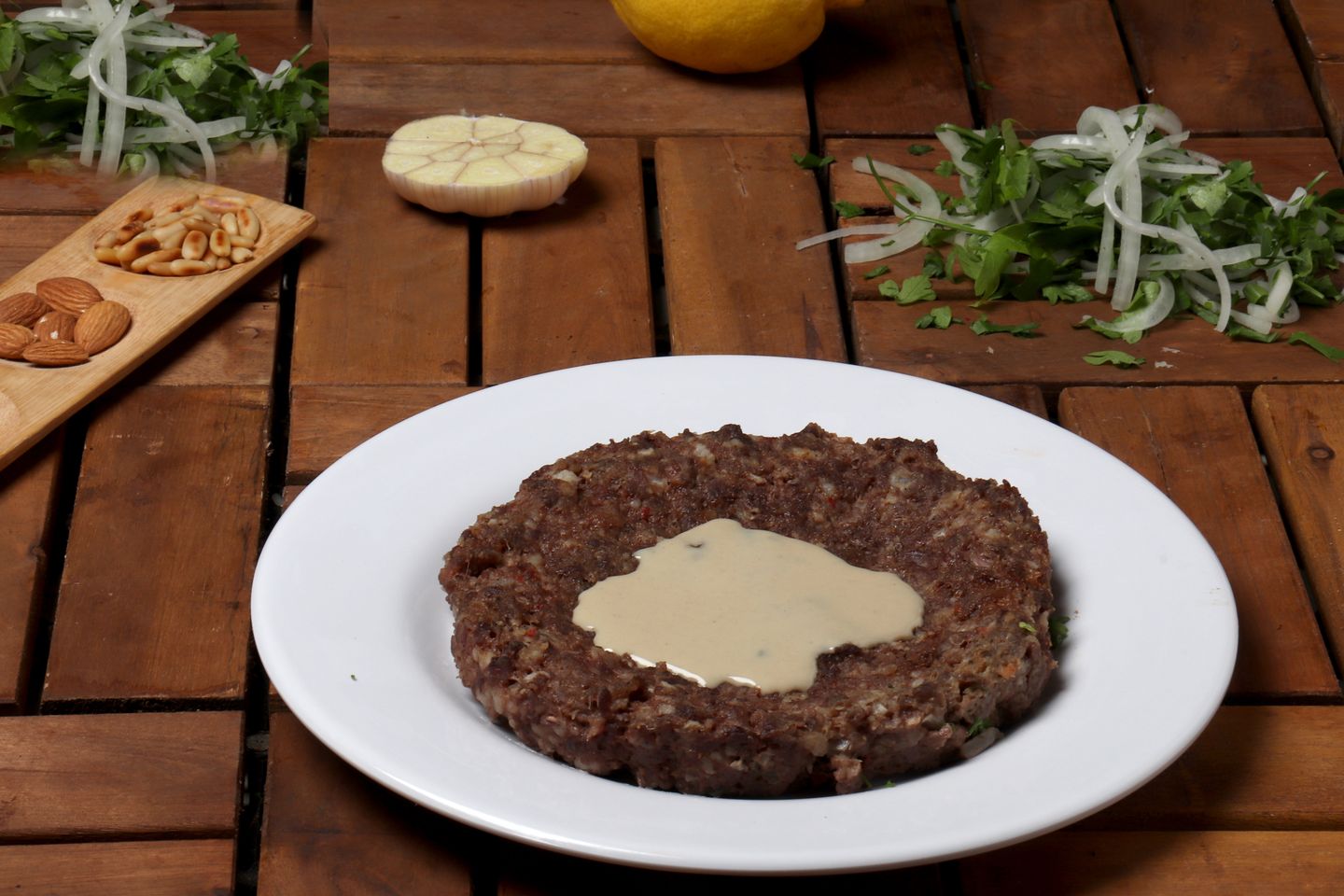 كفتة بالطحينية