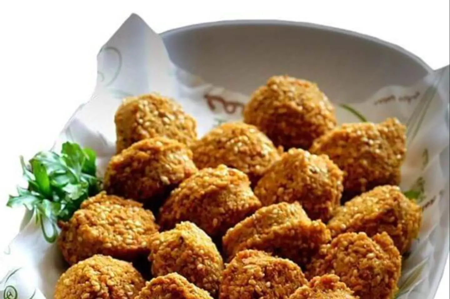 صحن فلافل صغير