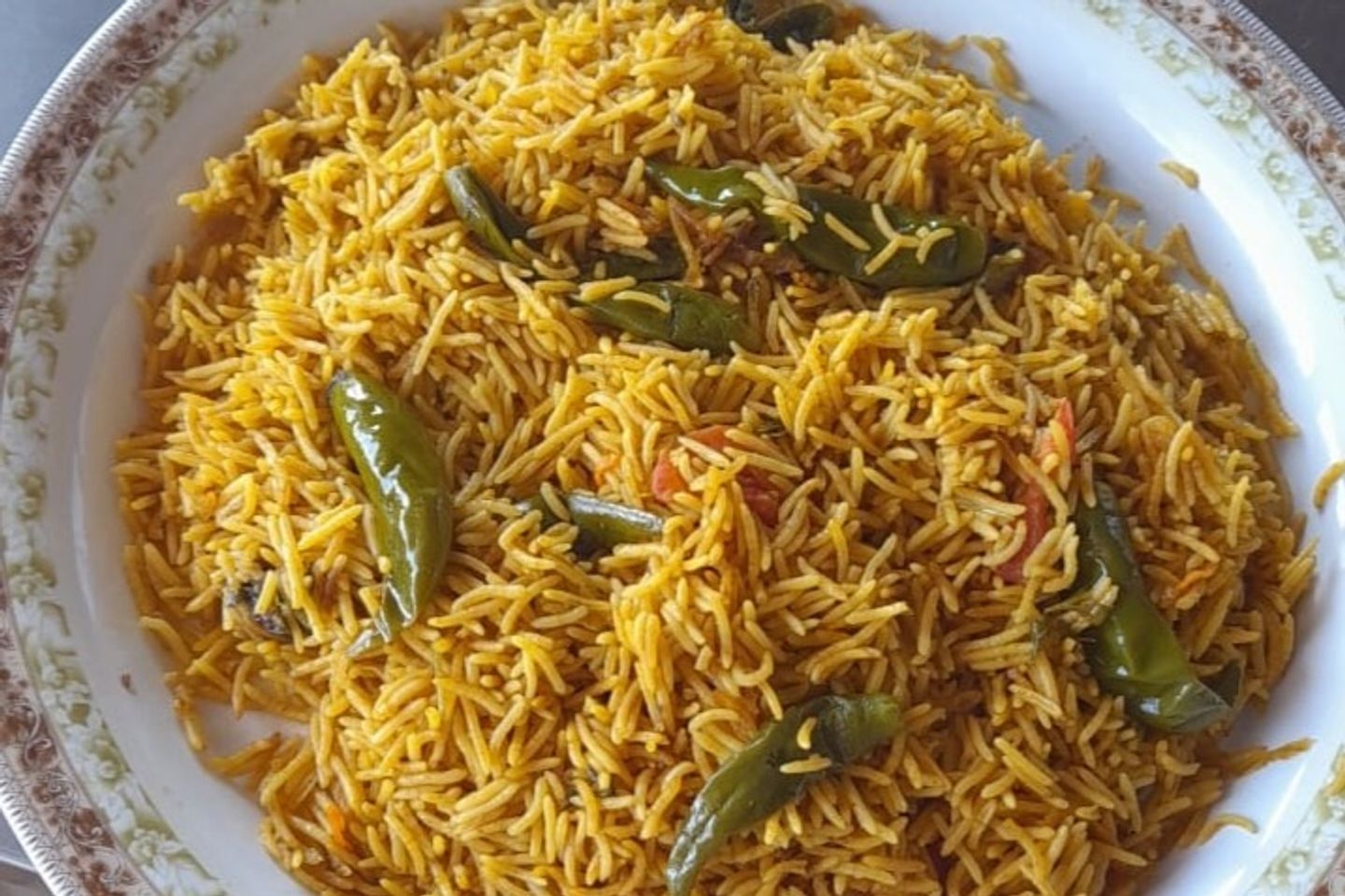 حبة فحم مع رز مبهر