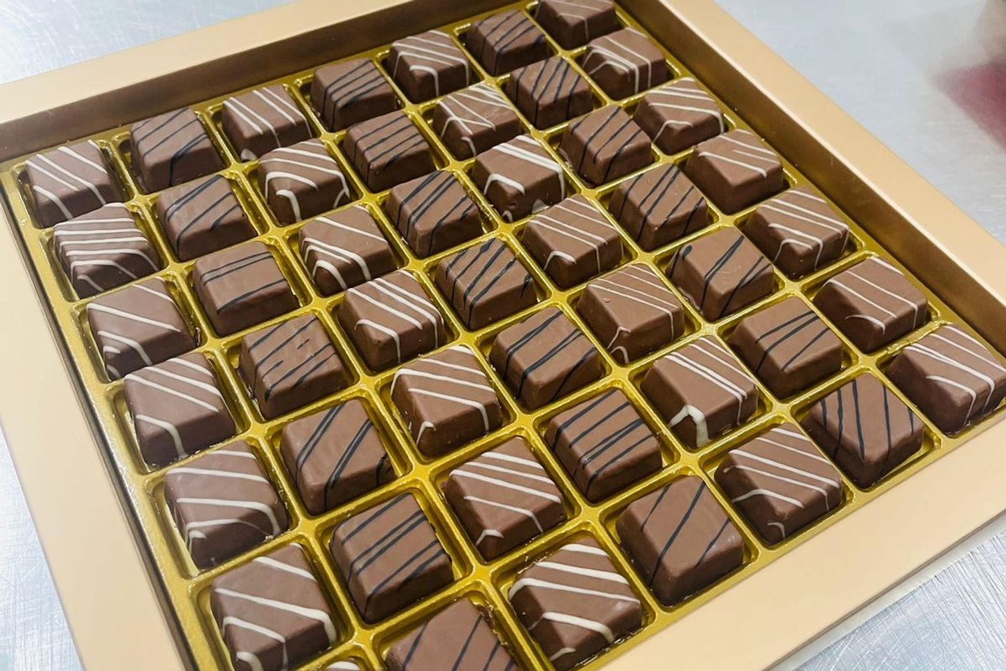 Striped Belgian Chocolate