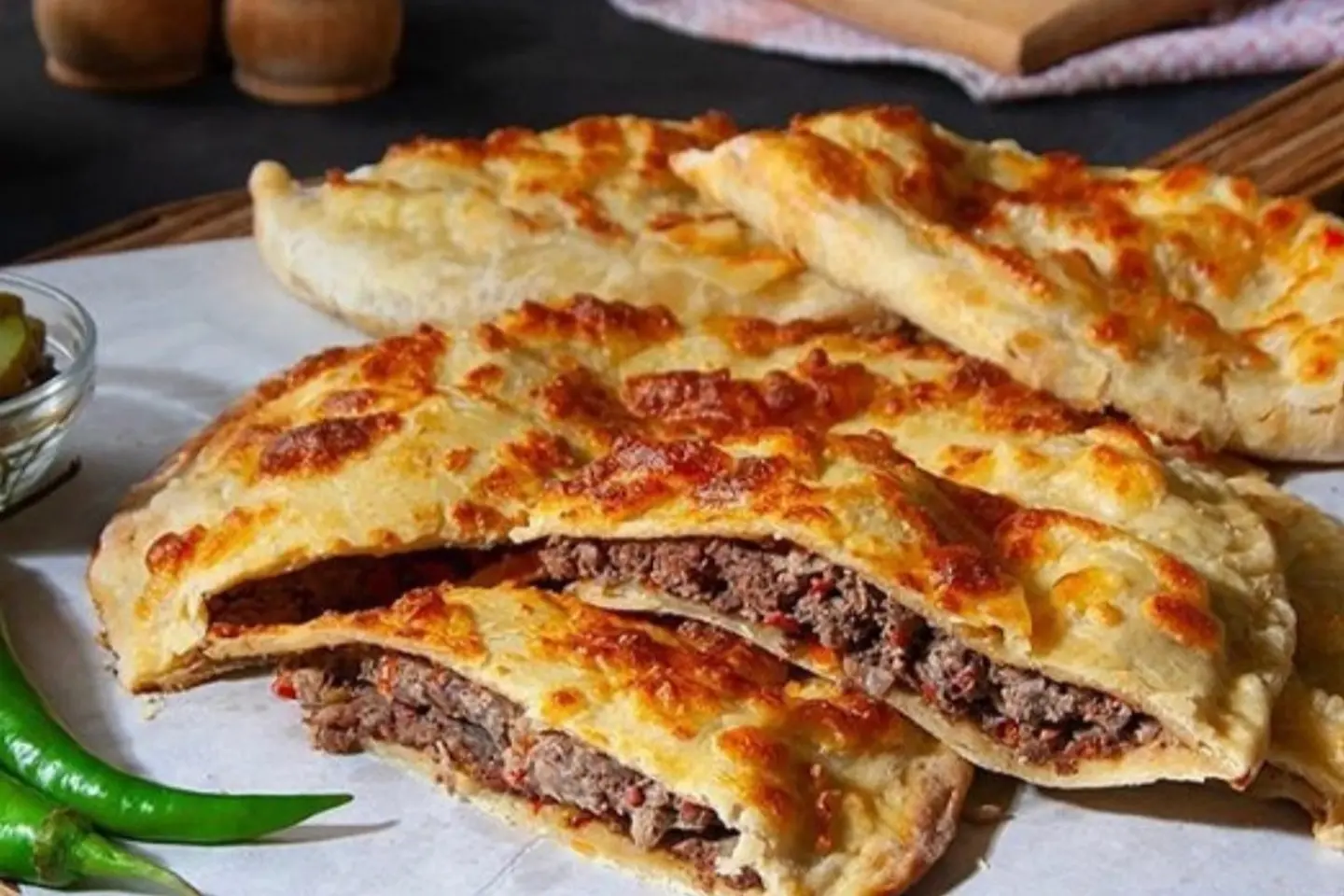 Hawawshi Meat With Cheese Mozzarella