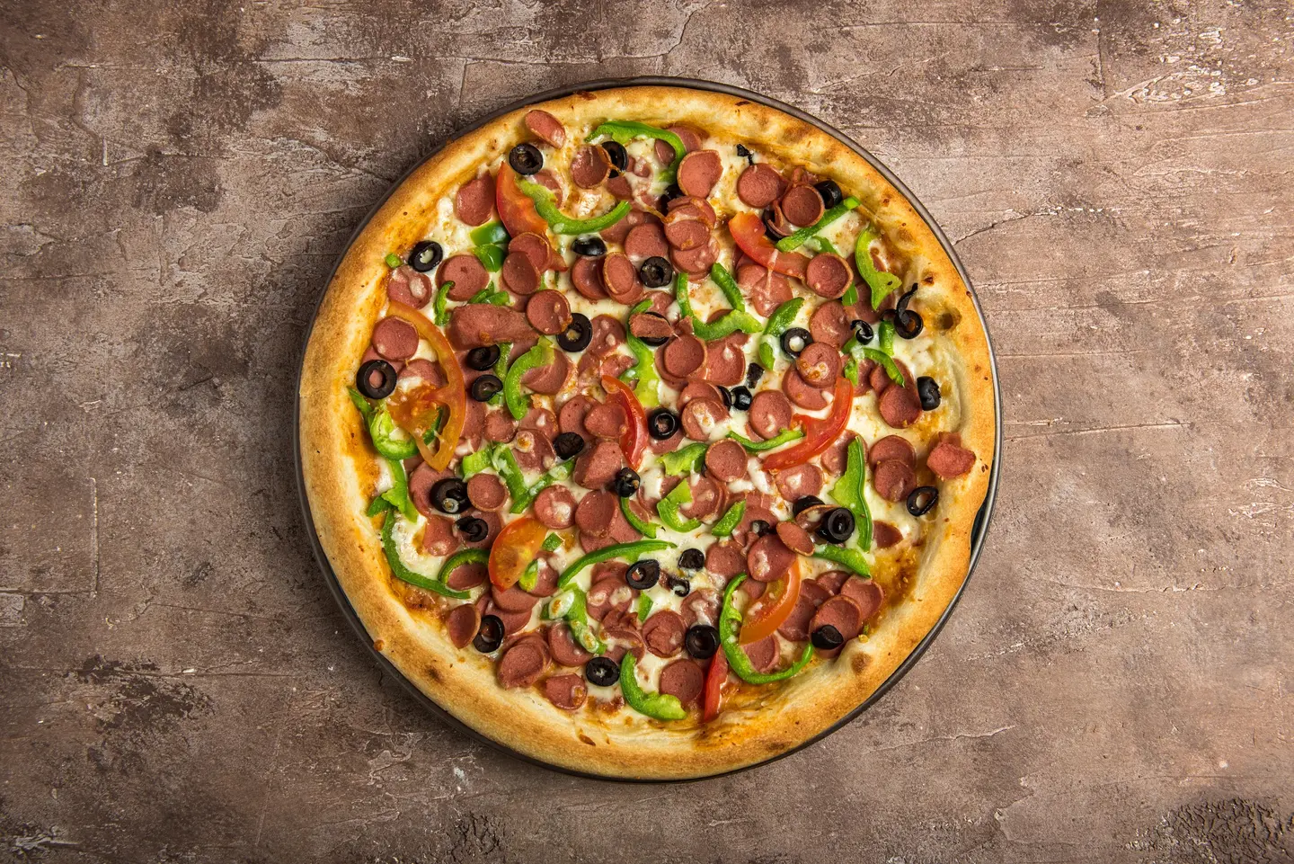 Chicken Sausage Pizza