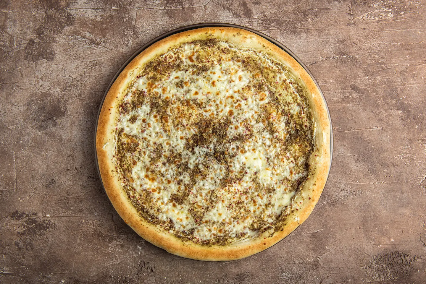 Cheese With Labneh And Thyme Pizza