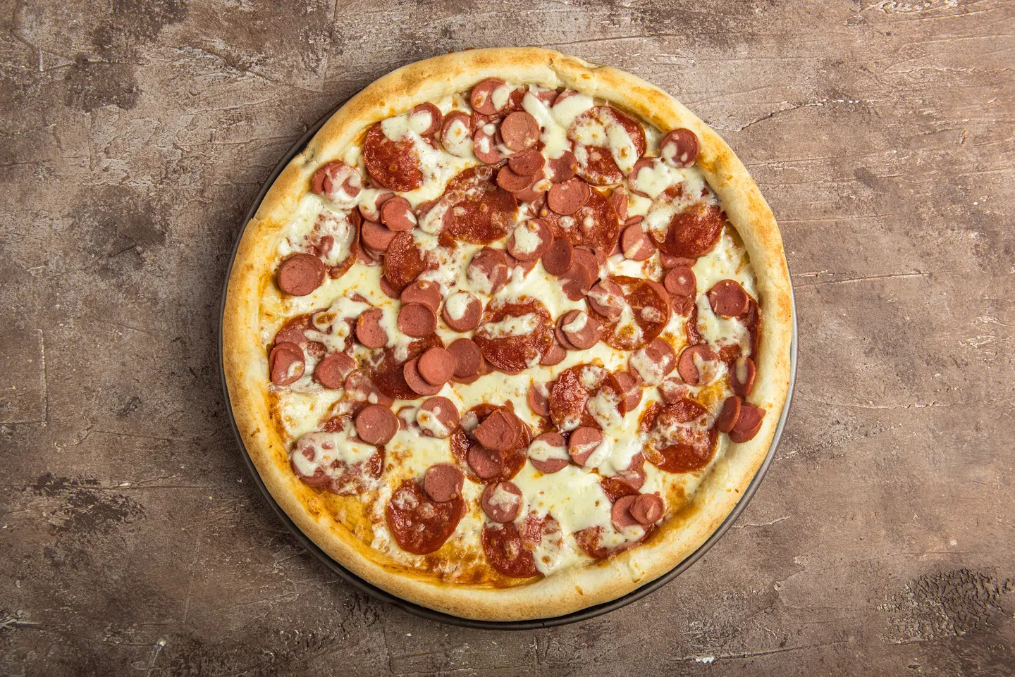 Pepperoni With Sausage Pizza