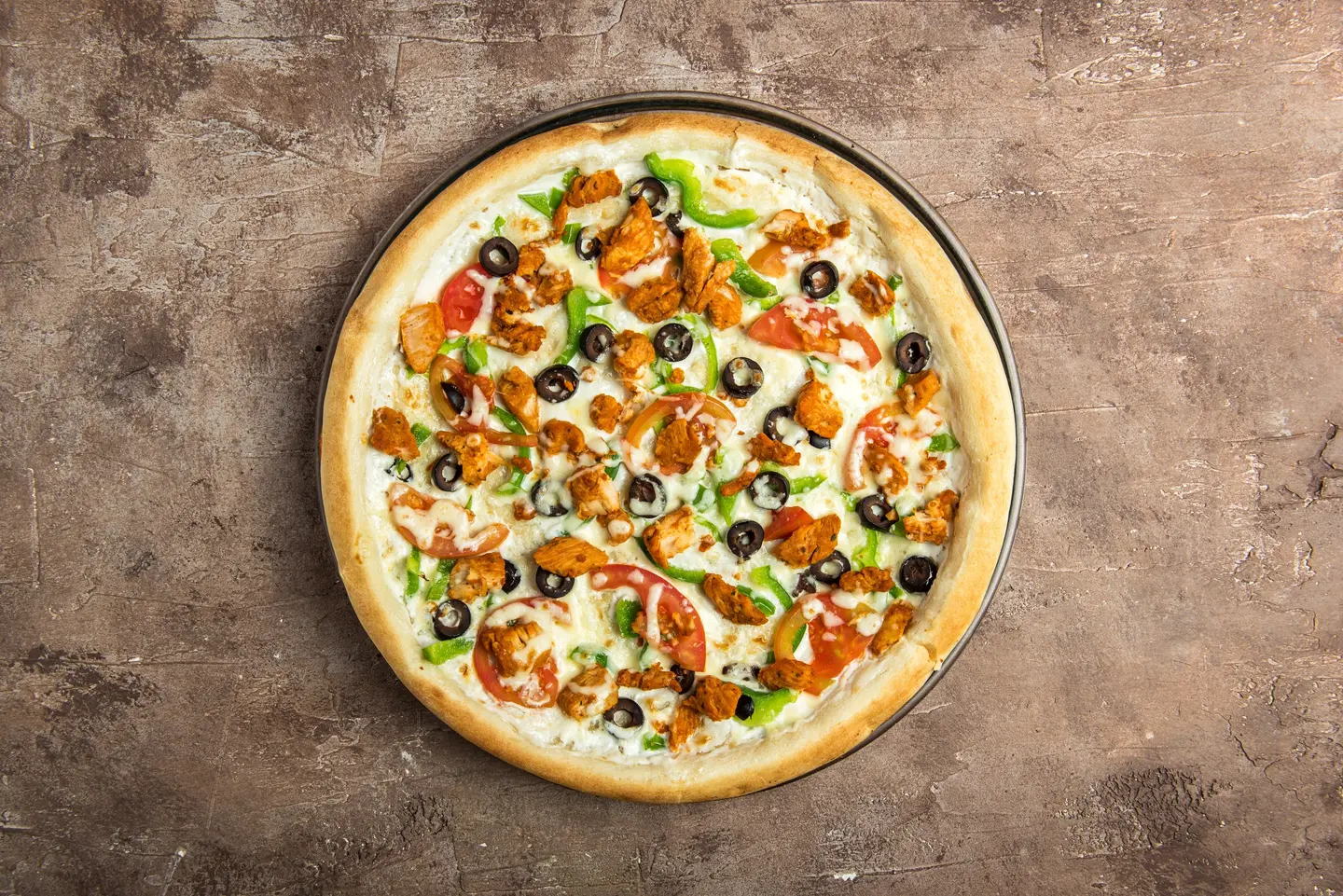 Chicken With Cream Cheese Pizza