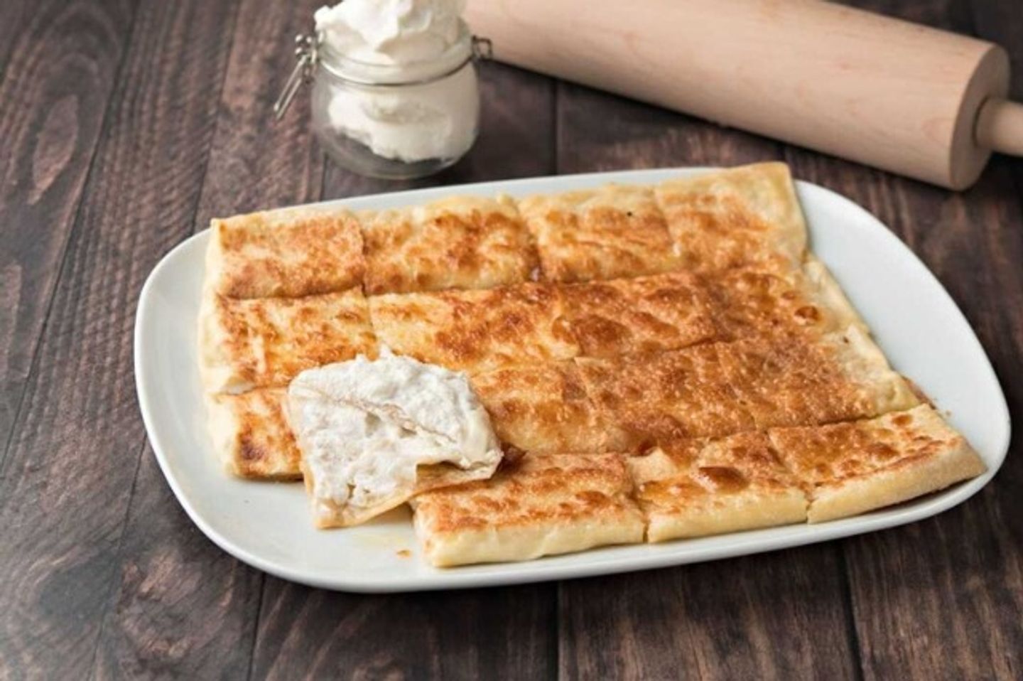 مطبق حلو قشطة-