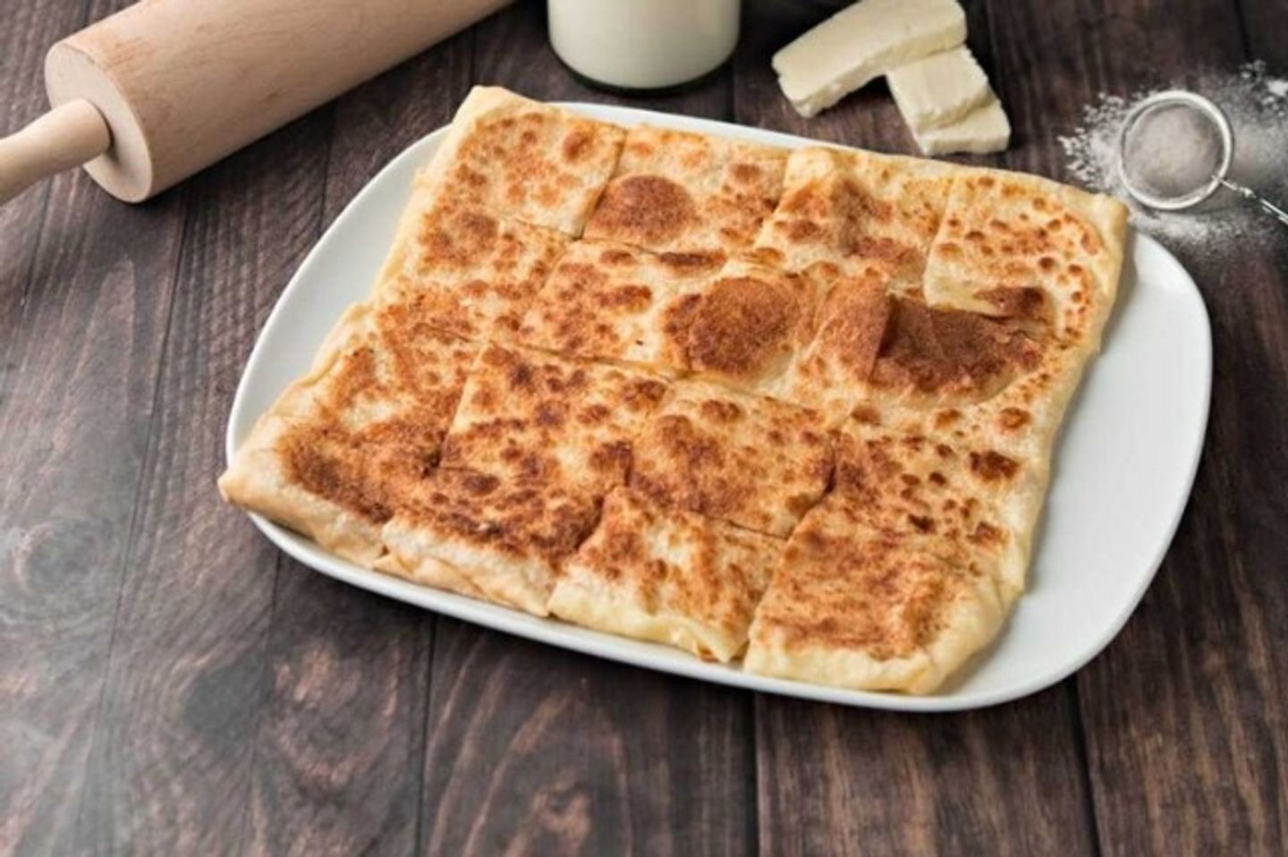 مطبق حلو جبنة دبل-