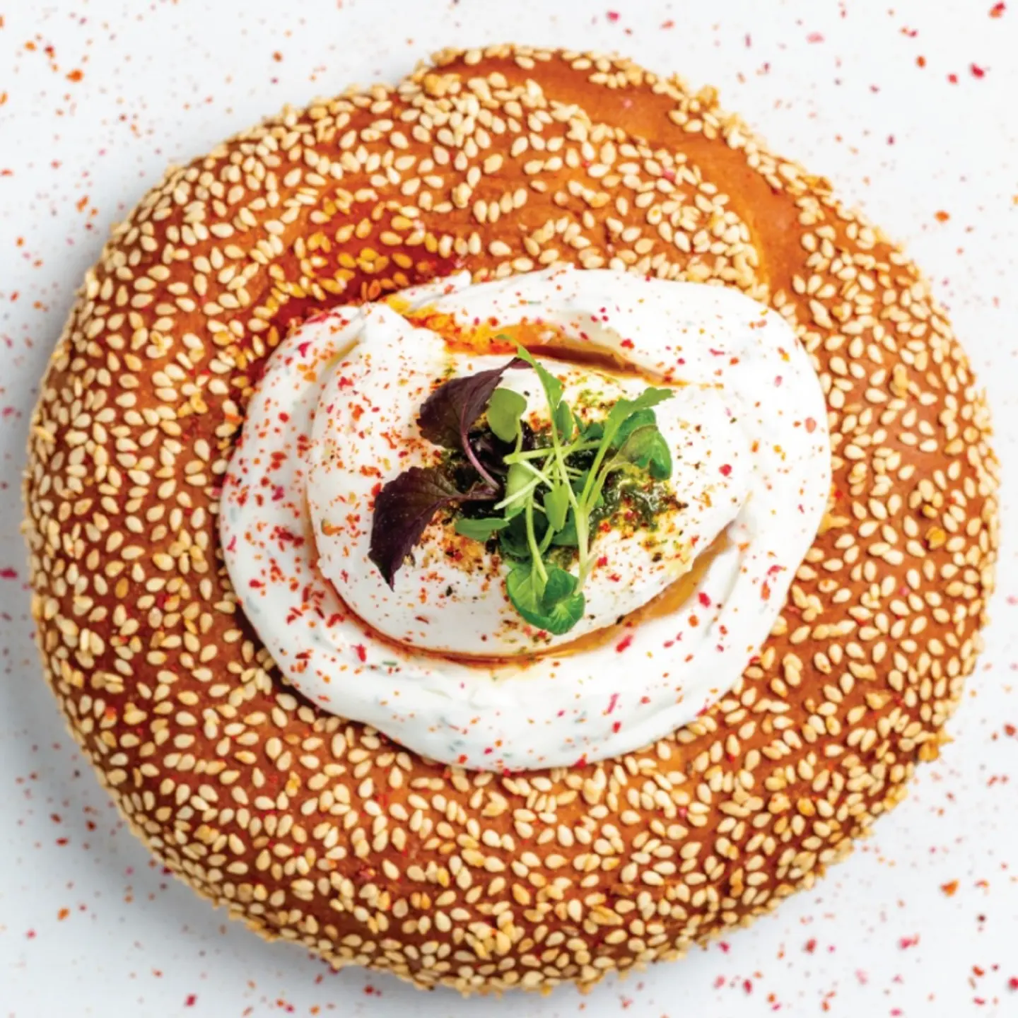 Egg Over Simit