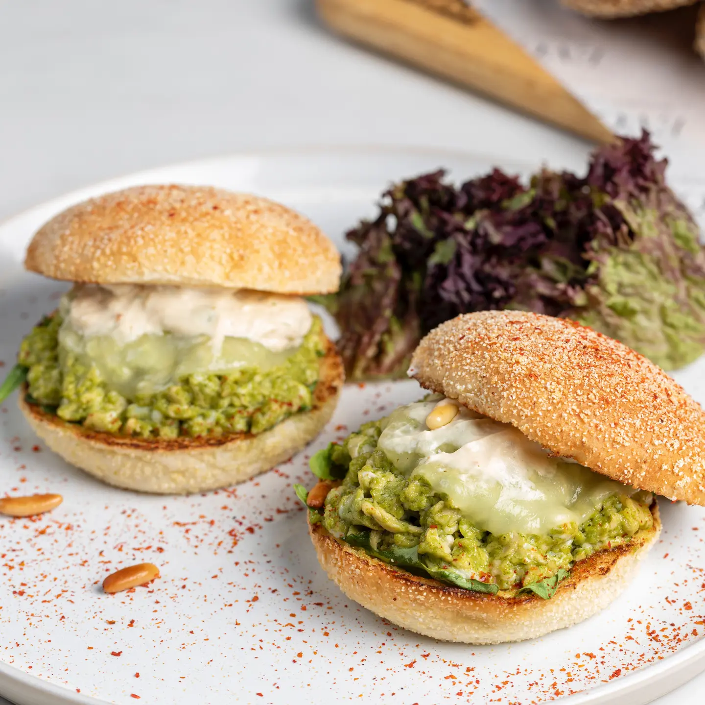 Pesto Scramble Muffin