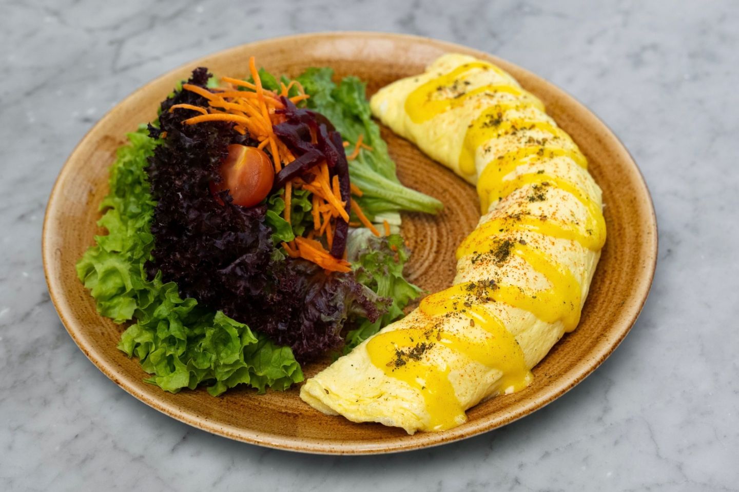 Halloumi Cheese Omelette