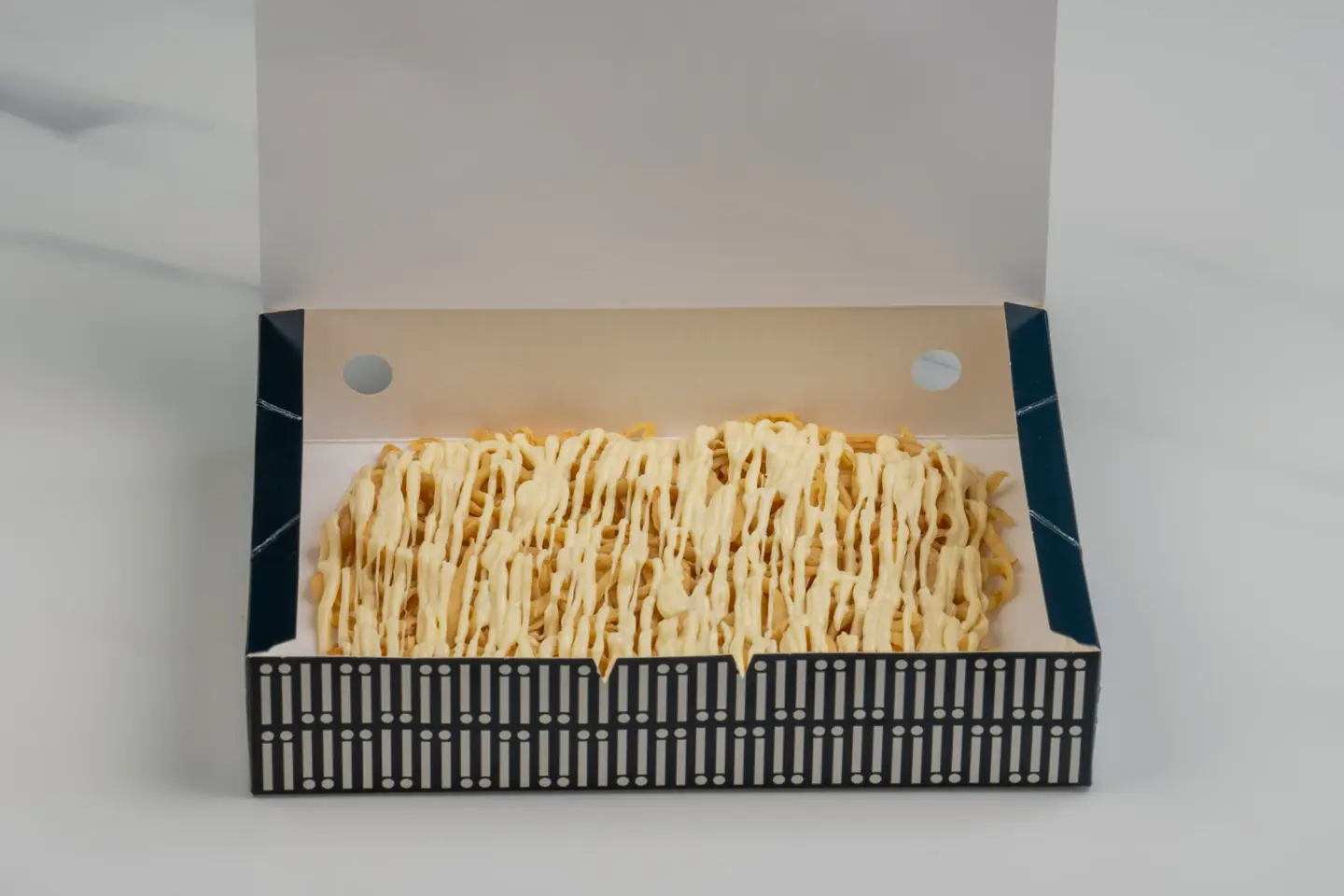 Fettuccine White Chocolate Crepe