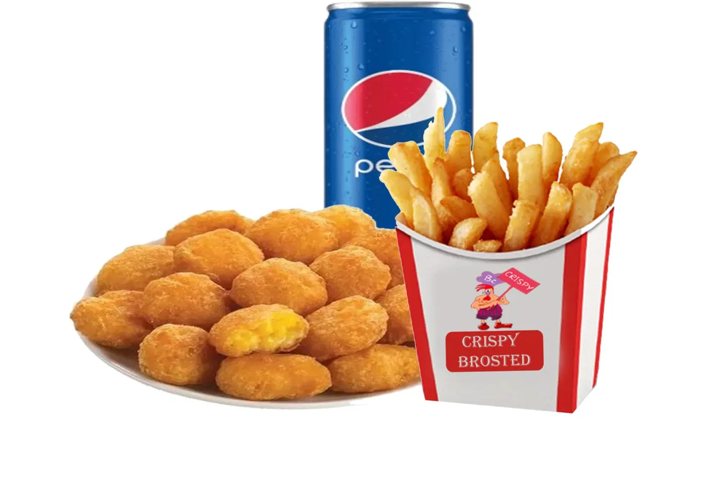 وجبة دجاج بوب كورن بالجبن