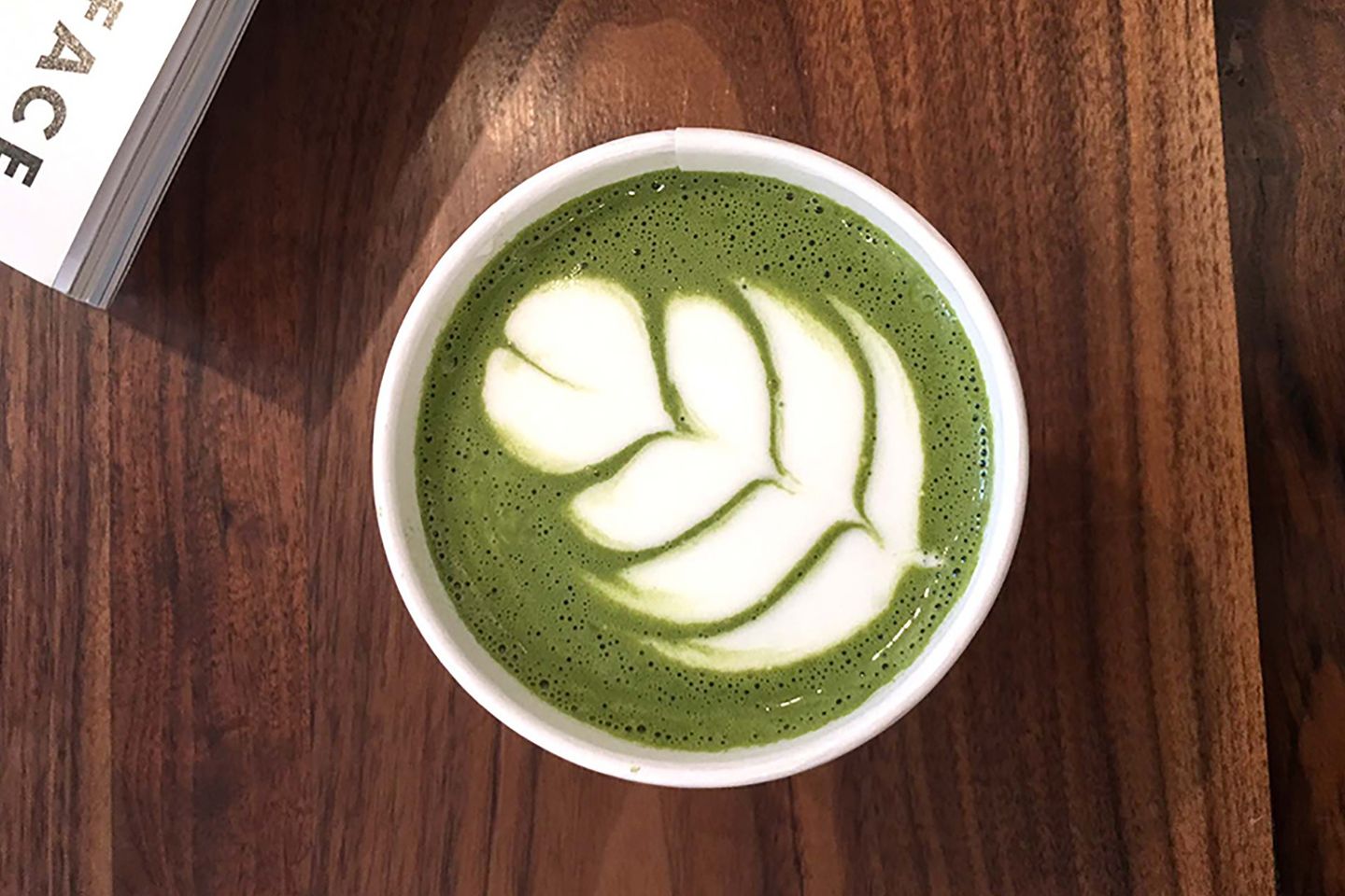 Hot Match Latte