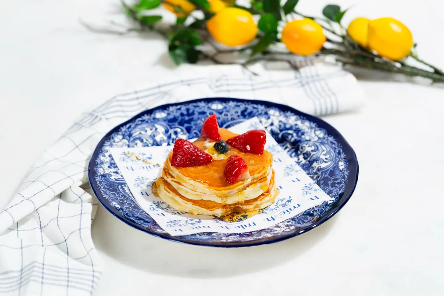 بان كيك بالزبدة وعسل النحل