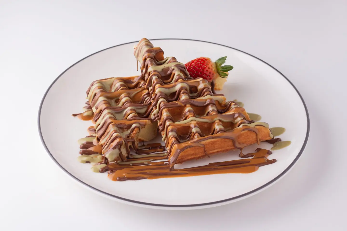 Waffle With Lotus