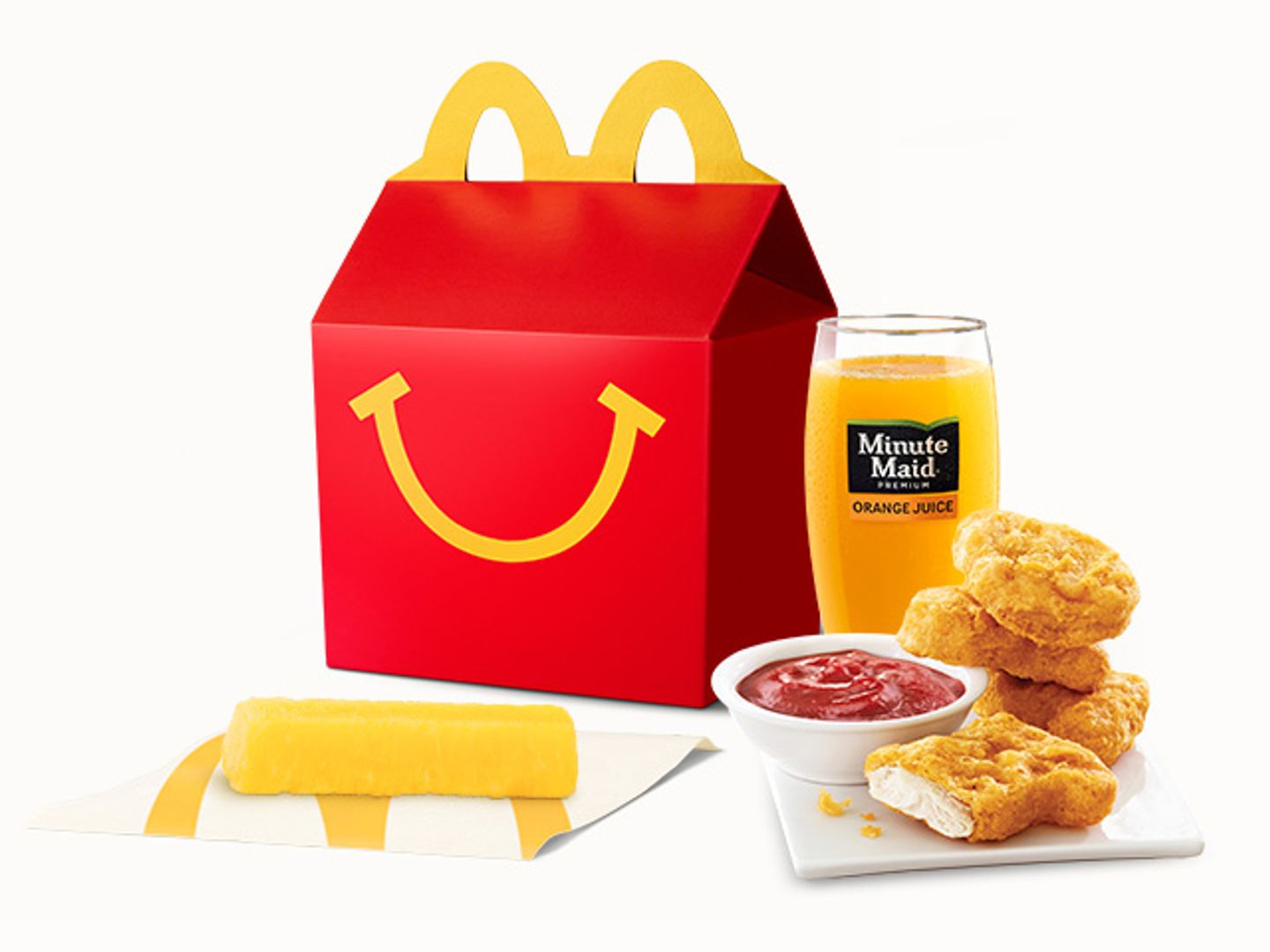 Happy Meal Chicken Nuggets With Pineapple Stick