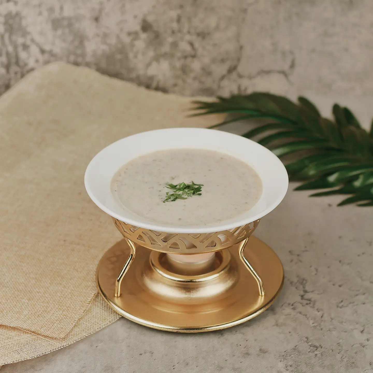 شوربة الفطر بالكريمة