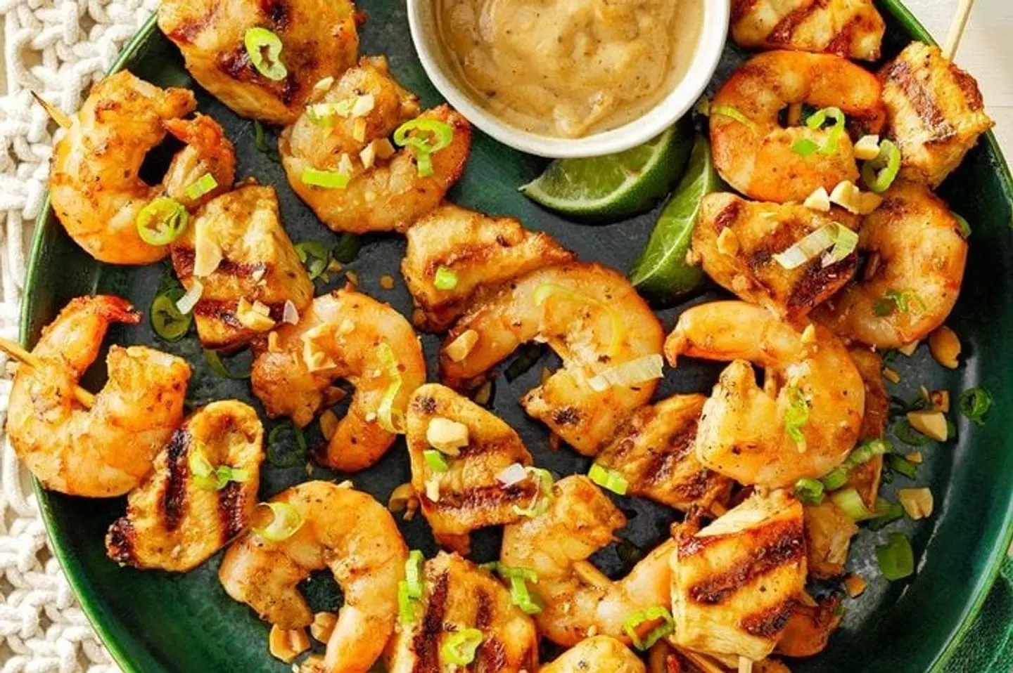 Shrimp Satay 5 Skewers