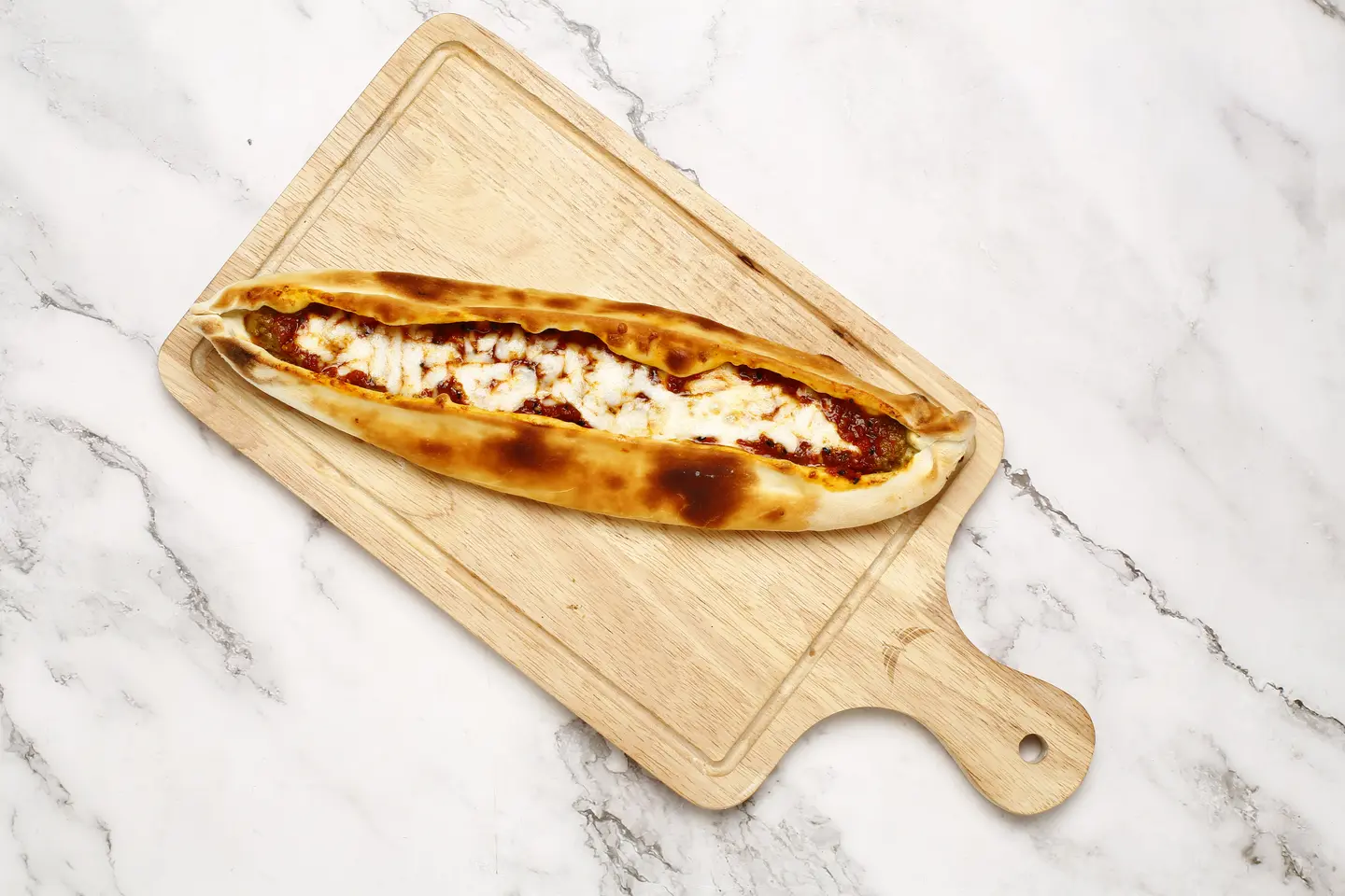 Meat With Spicy Cheese Pie