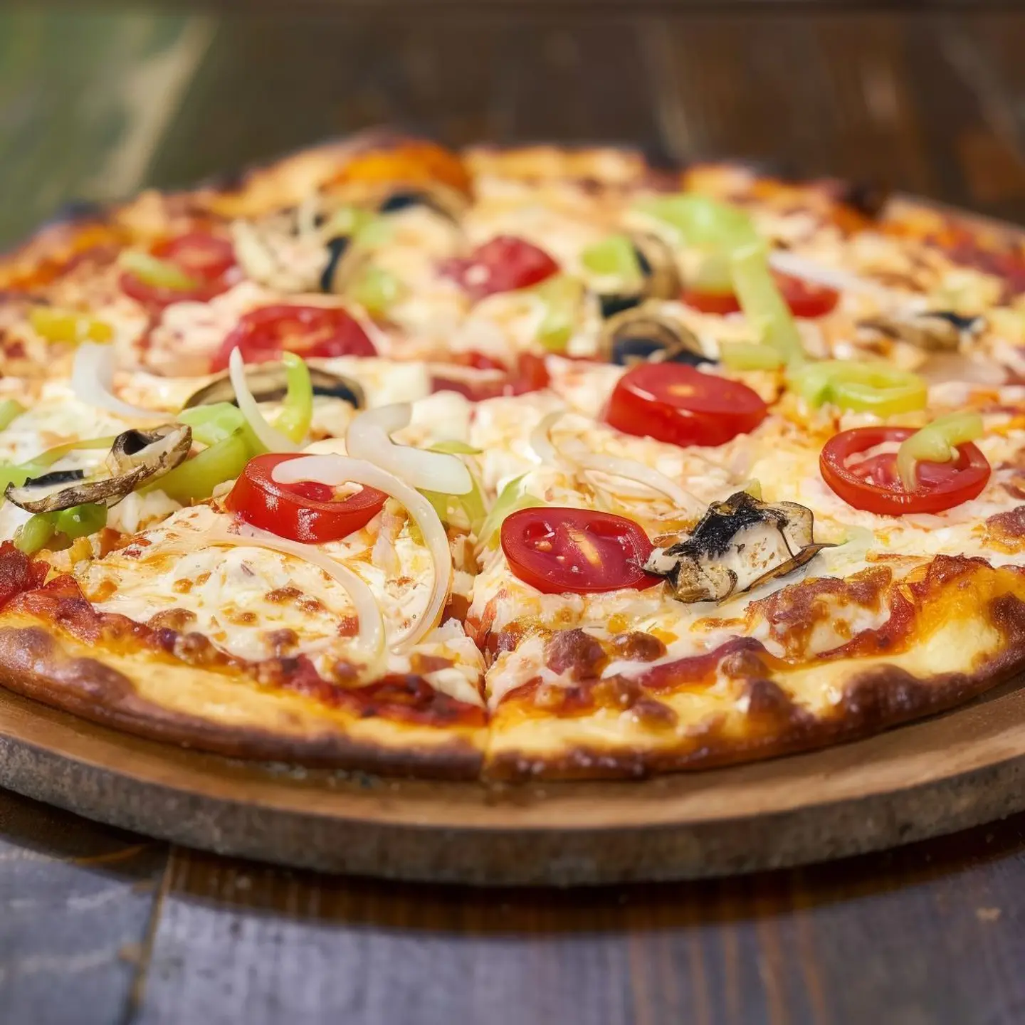 Regular Vegetable Pizza