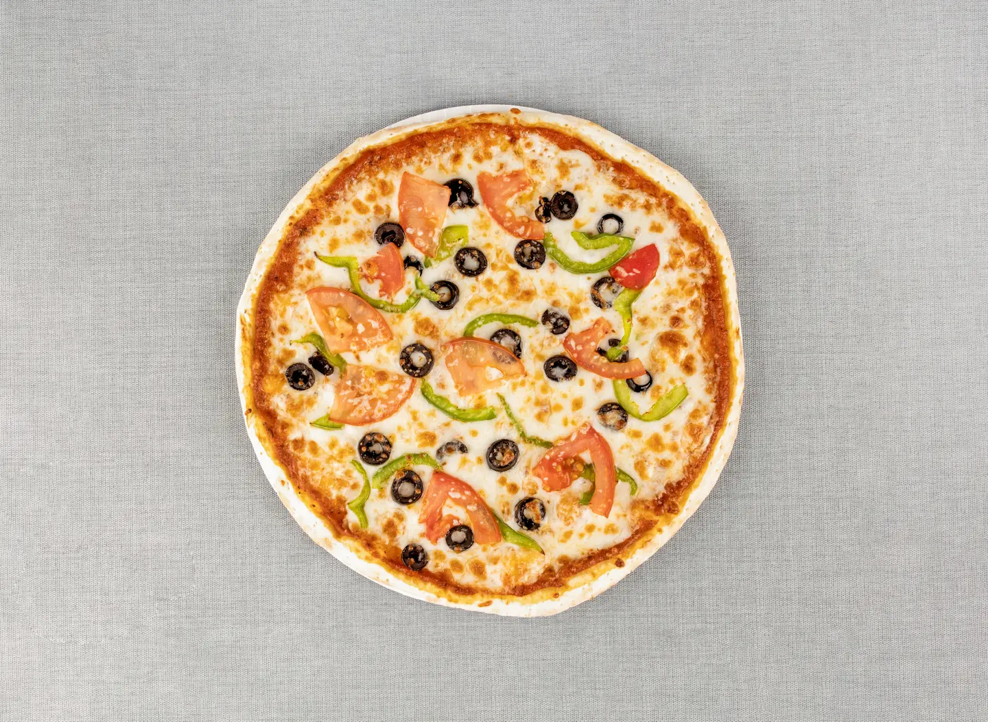 Spicy Regular Vegetable Pizza