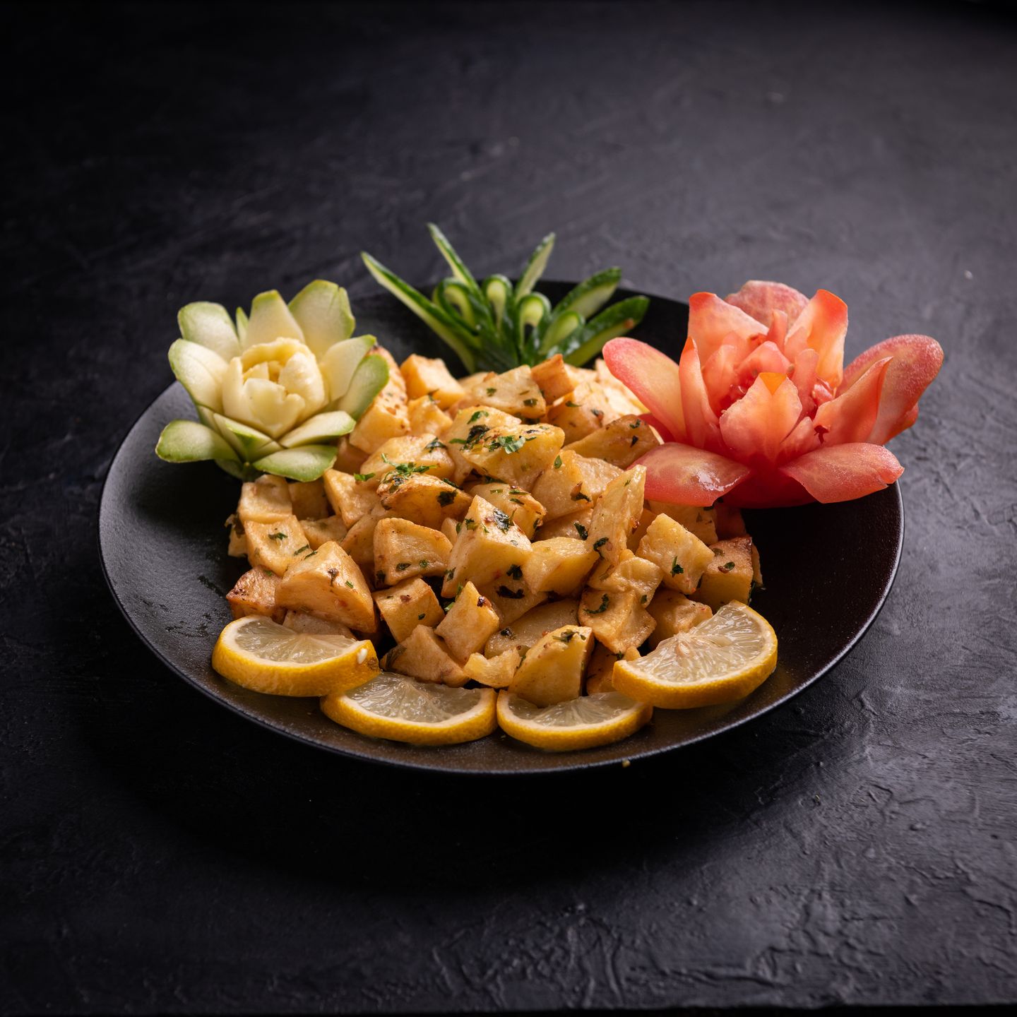 سلطة بطاطس حارة