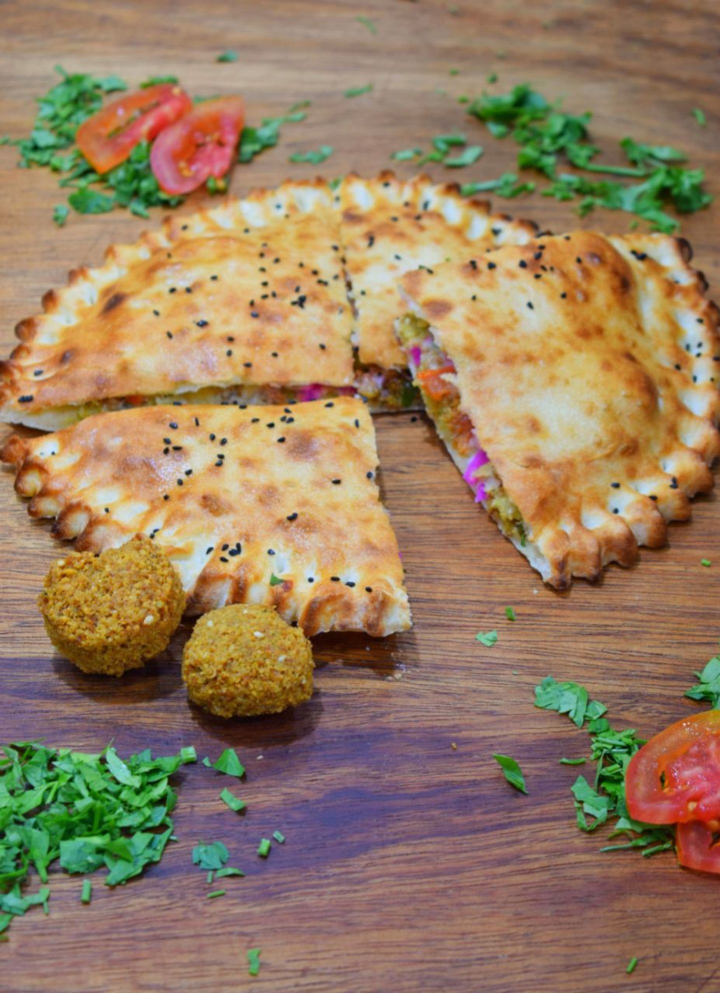 فطيرة فلافل