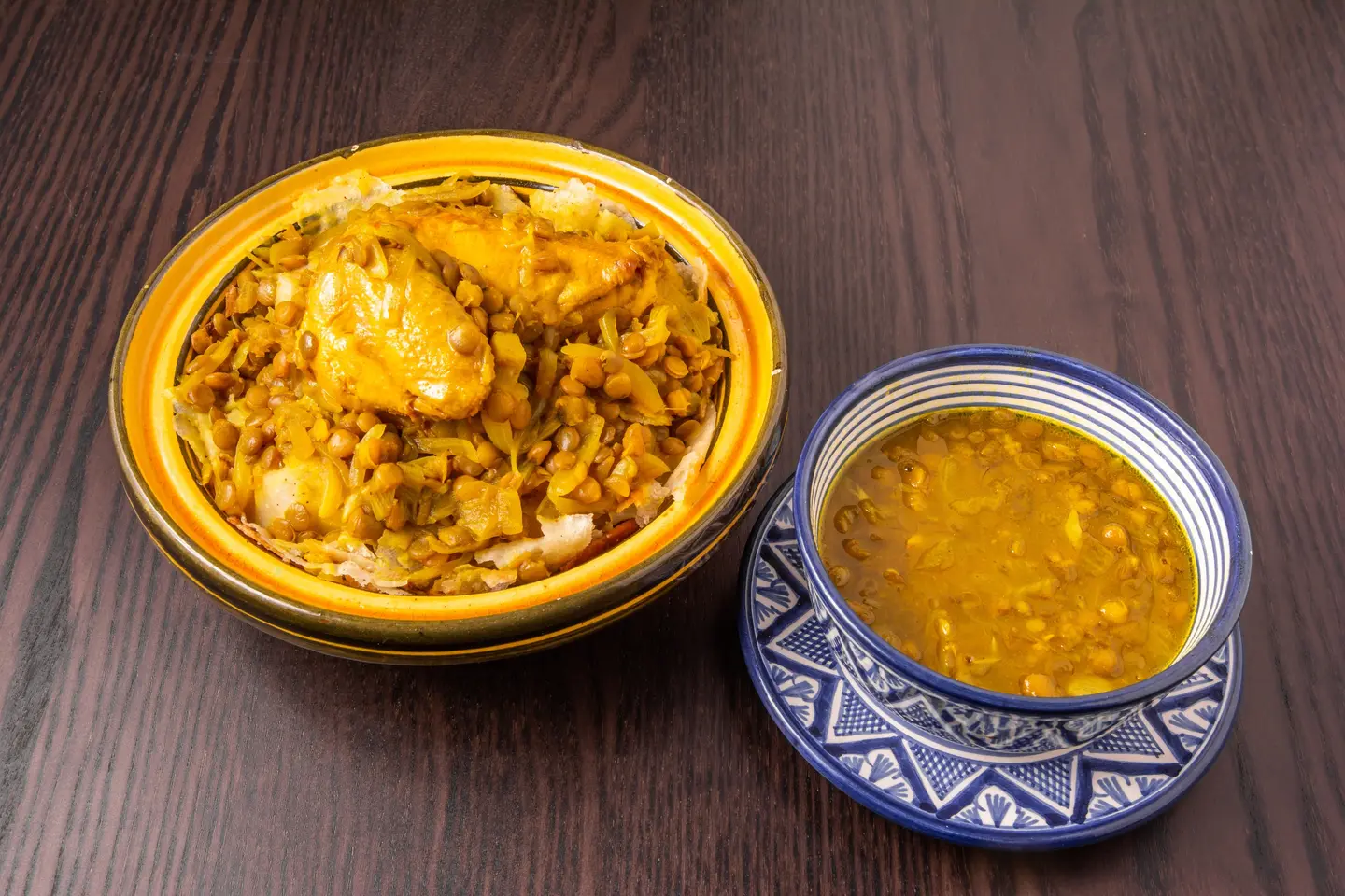 طاجن رفيسة مغربية بالدجاج