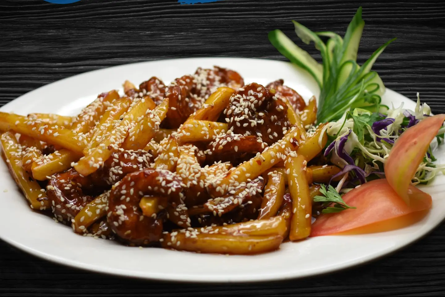 Honey Sesame Prawns