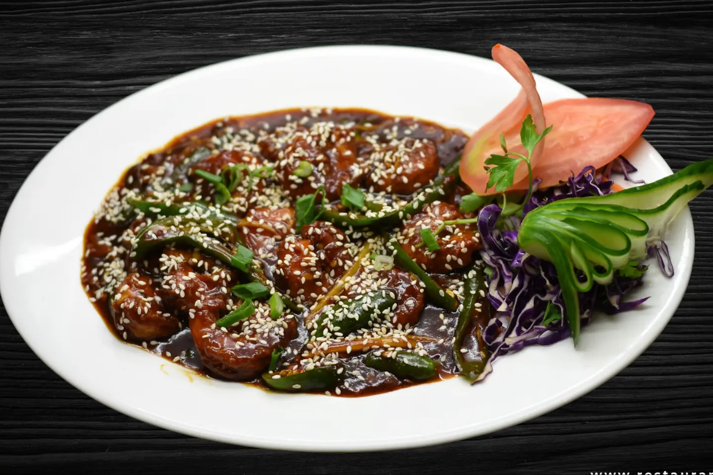 Jumbo Prawns In Hot & Sour Style
