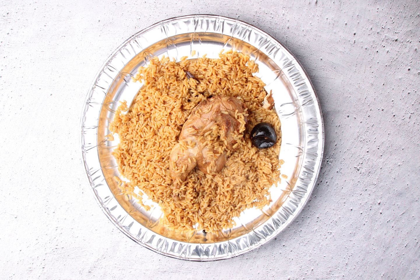 مكبوس دجاج مع الأرز الأحمر