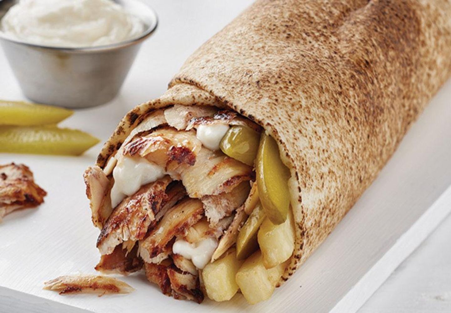 شاورما صغير بالجبن