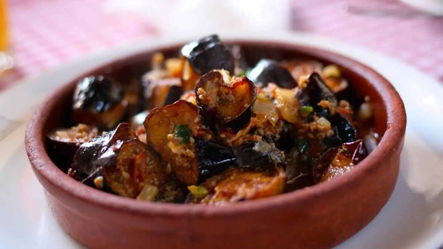 Eggplant With Minced Meat Tajen