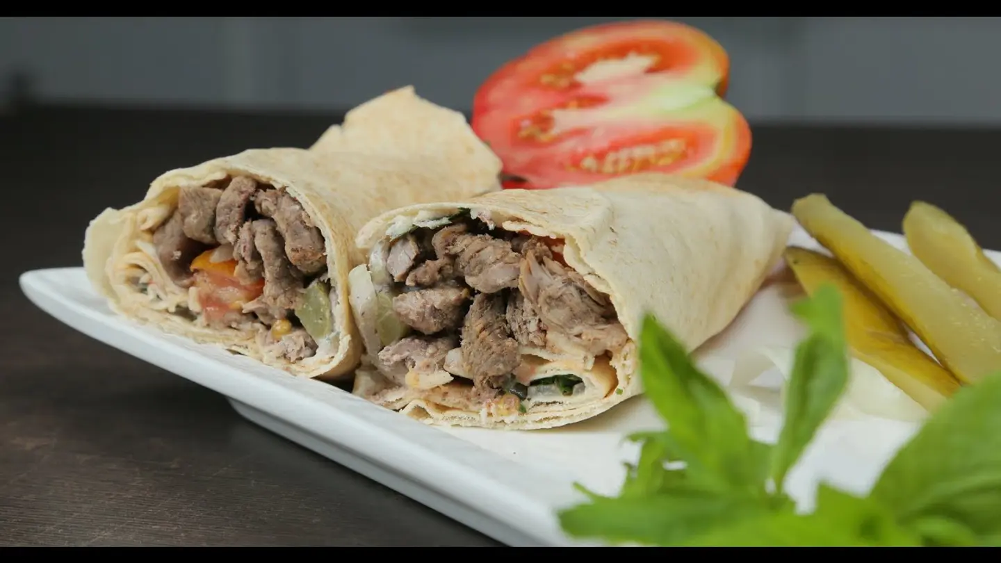 شاورما بالحمص