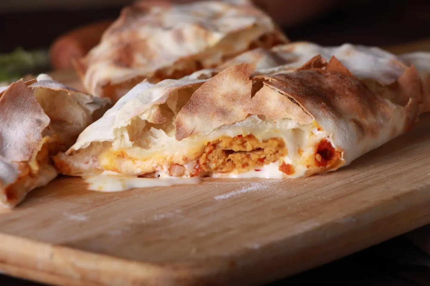 Kofta With Roasted And Cheese