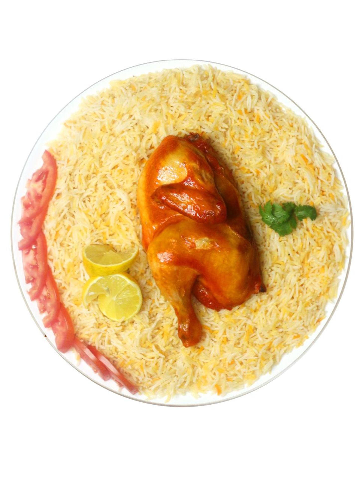 نص دجاجة مندي