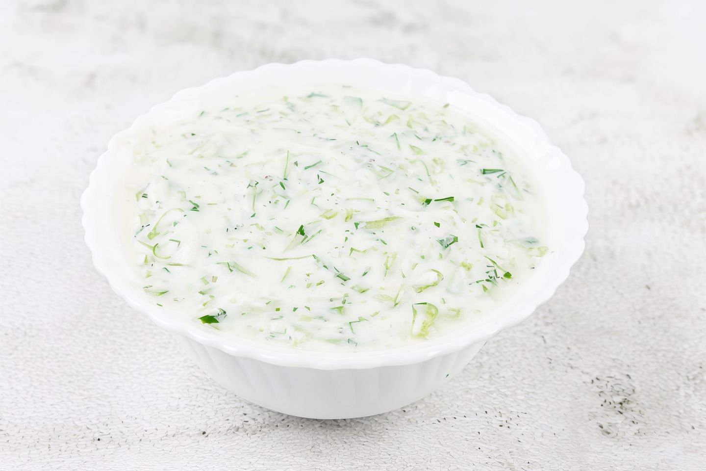 سلطة لبن بالخيار