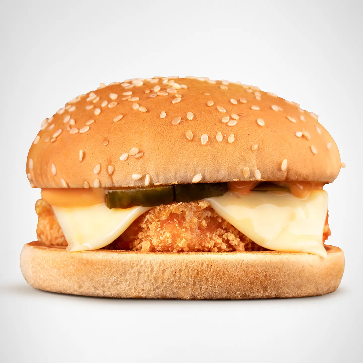 Chicken Fillet Burger With Cheese