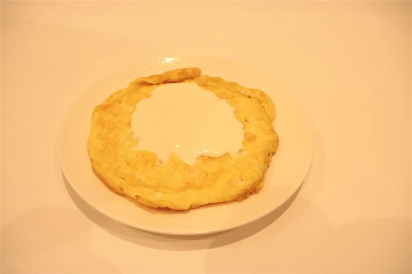 Fried Egg With Cheese Plate