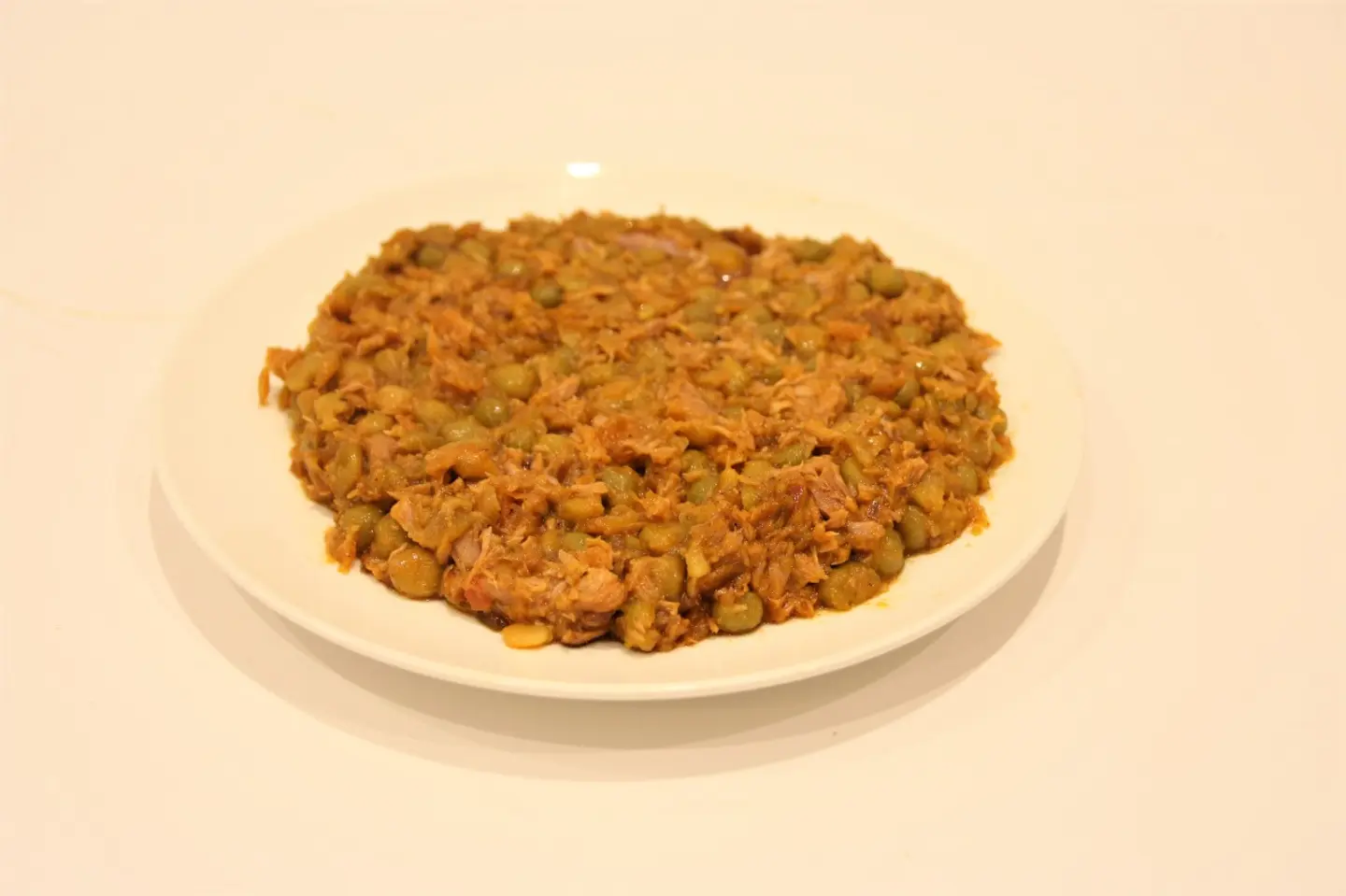 Peas With Tuna Plate